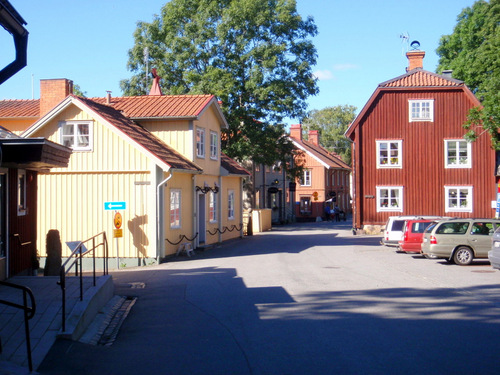 Sigtuna, Preserved Medieval Town Center.